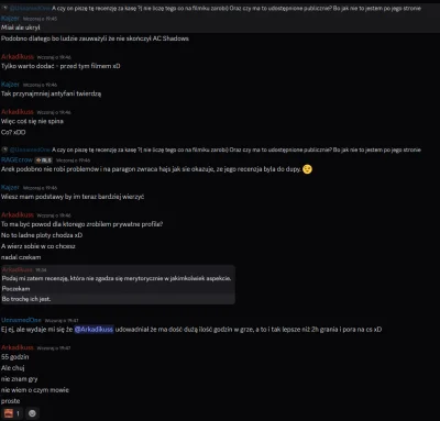 Arkagdynius - Tu sie w kłamstwach gubi sam nawet bo wcześniej 70h w KCD2 teraz 55h w ...