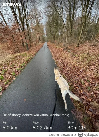 czechu_slowacja - 56 456,99 - 5,00 = 56 451,99

Dziś baza z moim czworonożnym kompane...