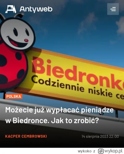 wykoko - Super. Jeszcze brakuje żeby stare ślepe i głuche baby przy kasie opłacały ra...