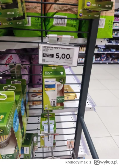 krokodylmax - Stary - nie tylko jedzenie. U Włocha żarówka kosztuje 5 euro. W Polsce ...