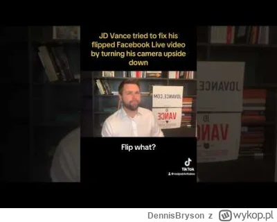 DennisBryson - JD Vance, republikański kandydat na wiceprezydenta to bardzo bystry go...