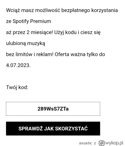 asustic - Może komuś się przyda
#rozdajo #spotify