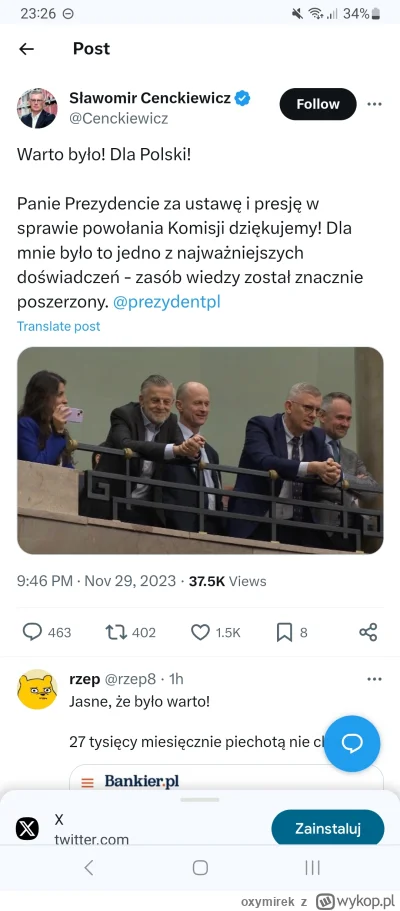 oxymirek - Jeszcze tak 10 lat temu, twierdziłem, że ogólnie polityk może pier...najwi...