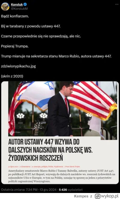 Kempes - #polityka #trump #usa #heheszki #zydzi #konfederacja #bekazkonfederacji #heh...