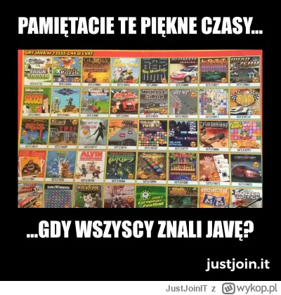 JustJoinIT - A Wy, znacie Javę? ( ͡° ͜ʖ ͡°) Bo jeśli tak, to znajdziecie u nas sporo ...