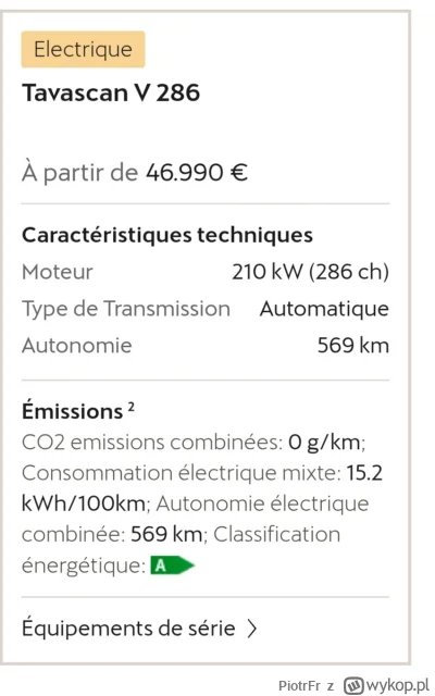 PiotrFr - @cwlmod: no nie, 286 KM kosztuje tyle.
Poza tym polityka firmy, wartość rez...