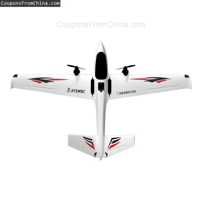 n____S - ❗ ATOMRC Swordfish 1200mm FPV RC Airplane KIT [EU]
〽️ Cena: 100.00 USD (dotą...