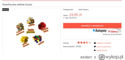 xedarr - @Kwasny_konfident: Namówił, narobił ochoty na testopaczke a tu brak na stani...