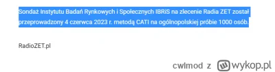 cwlmod - Konfiarzom już cieknie, że sondaże ich propsują, a prawda jest zgoła inna xD...