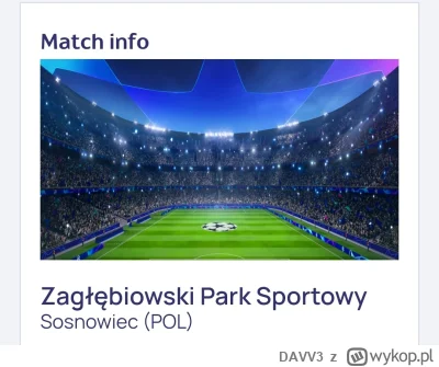 DAVV3 - #mecz
Ładny ten stadion w Sosnowcu ( ͡° ͜ʖ ͡°)