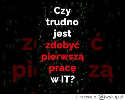 Cineczeq - Zrobiłem shorta w oparciu o statystyki mojego przyjaciela o jego szukaniu ...