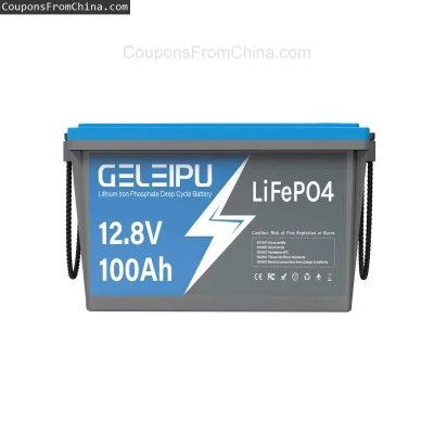 n____S - ❗ GELEIPU 12V 12.8V 100Ah LiFePO4 Battery 1280Wh 100A [EU]
〽️ Cena: 299.62 U...