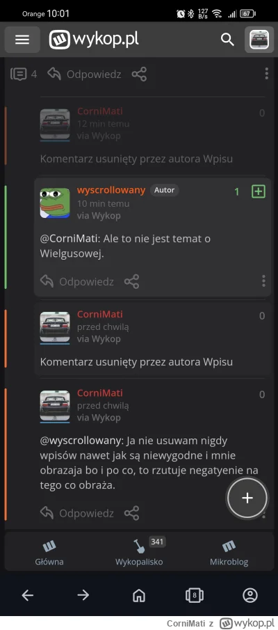 CorniMati - #polityka
Nic mnie tak nie raduje jak ktoś usuwa niewygodne mu wpisy. Rzu...