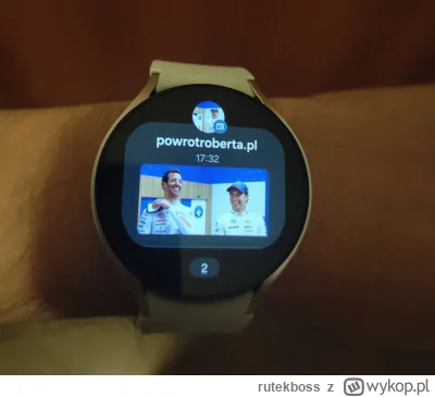 rutekboss - #f1 sezon ogórkowy w pełni i już nawet na zegarku dostaje powiadomienia (...