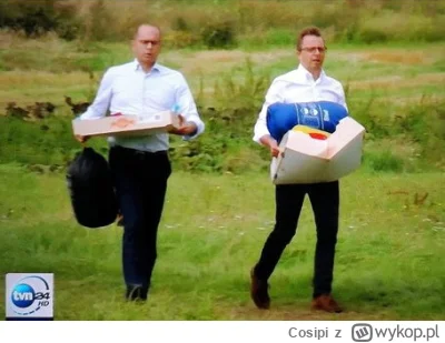 Cosipi - Ej Fajnopolaki szczerba z jońskim przywieźli już pizzę na granicę z Reichem ...