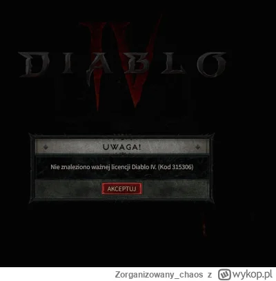 Zorganizowany_chaos - Chciałbym już pograć, a tu taki komunikat ( ͡° ʖ̯ ͡°)
#diablo4