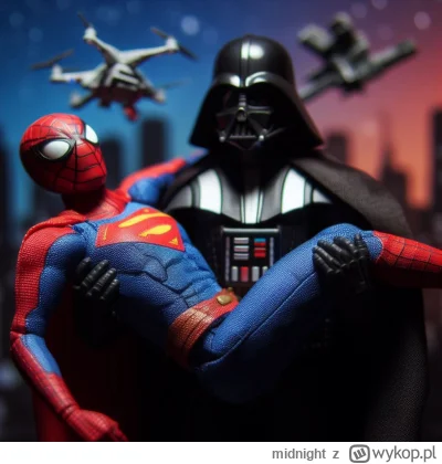 midnight - #aiart #grafika #starwars #spiderman #superman