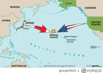 gesig59829 - Kiedy zorientujesz sie ze Midway jest "pol drogi" z Ameryki to Japoni