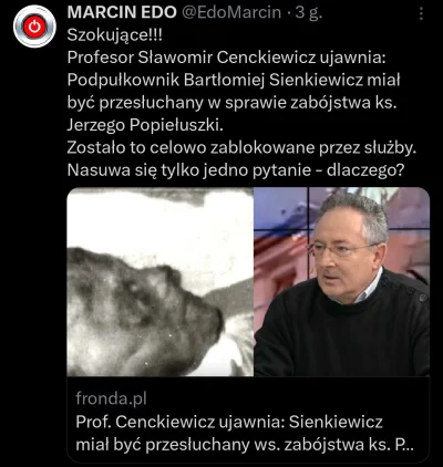 just_berti - Nowy przekaz na dziś: Sienkiewicz zabił Popiełuszkę

#bekazpisu #polityk...