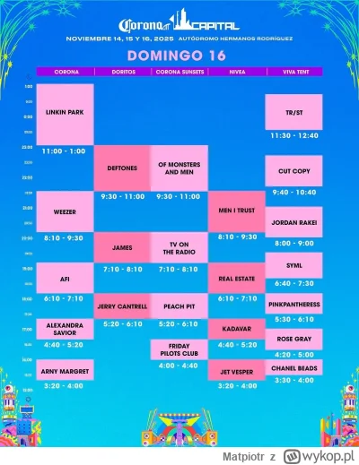 Matpiotr - W niedzielę ostania okazja w tym roku na zobaczenie #linkinpark ( ͡° ʖ̯ ͡°...