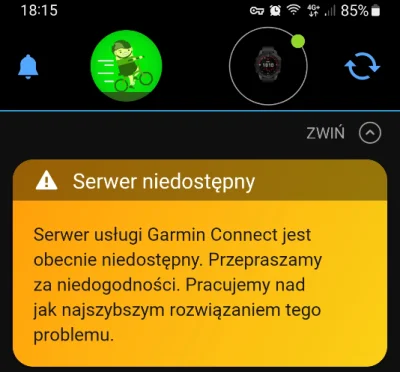 ujdzie - To jakieś globalne, czy u mnie tylko? #garmin

Edit: https://connect.garmin....