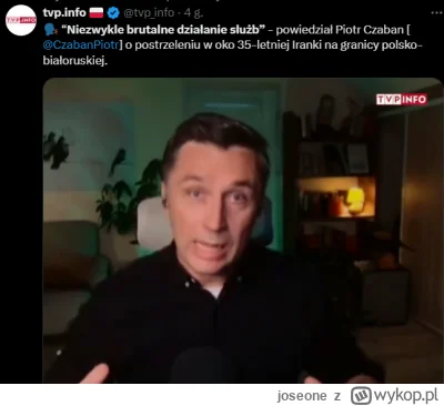 joseone - TVP info daje platformę facetowi szkalującemu polskie służby i pomagającemu...