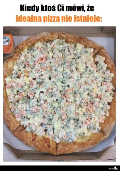 booogus - @Moreso_pl pizza z sałatką warzywna (╯°□°）╯︵ ┻━┻