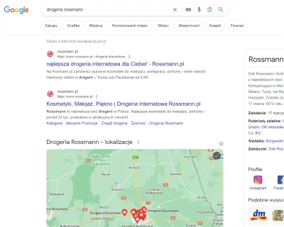 CorvetkaFajnaBryka - mapa ze sklepami pojawia mi się też trochę niżej w wynikach wysz...