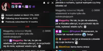 gelvid - @ActiveekHere: Brak suba i follow odnowiony 5 dni temu xD