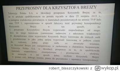 robert_blaszczykowski - TVP przeprasza Brejze a holecka, kłeczek i reszta śmieją się ...