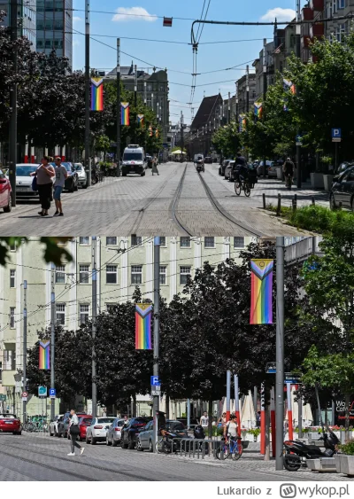 Lukardio - #poznan 

https://wpoznaniu.pl/pojawily-sie-flagi-lgbtq-w-centrum-miasta-p...