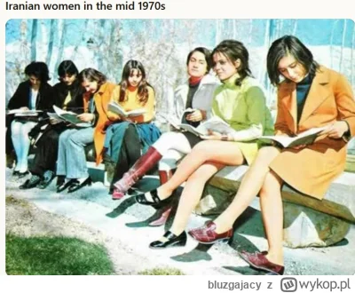 bluzgajacy - #iran #wojna 
Żal patrzeć co się stało z Iranem. W latach `70 szli w dob...