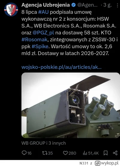 N331 - Polsce brakuje setek KTO, a nawet więcej bo BWP-1 to złom, a Borsuk jeszcze ni...