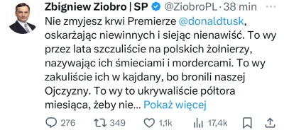 Gours - „Nie zmyjesz krwi, premierze”. Przecież to są ludzie psychicznie chorzy.

Btw...