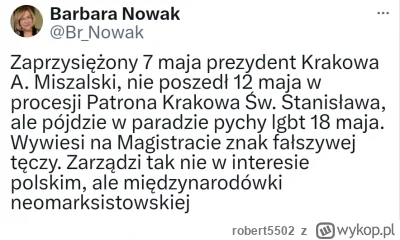 robert5502 - Kwik dewoty, że prezydent miasta nie bierze udziału w katolickich guslac...