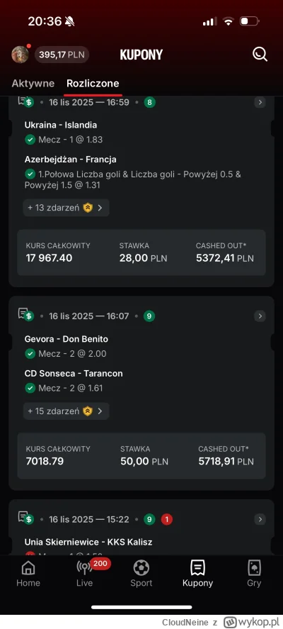 CloudNeine - I tak można żyć #bukmacherka