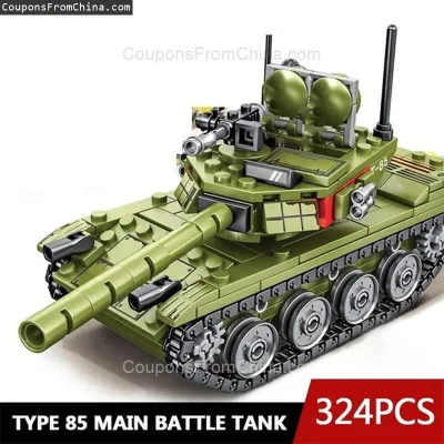 n____S - ❗ 336pcs Military 85 Main Battle Tank Building Blocks
〽️ Cena: 4.18 USD (dot...