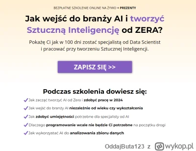 OddajButa123 - Po prostu zapisz się na szkolenie i zacznij tworzyć LLM'y bro! Co z te...