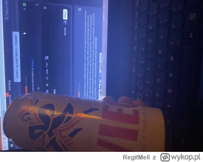 RegitMell - #przegryw chłop piję piwko