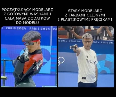 CrokusYounghand - ja vs. mój stary 
#modelarstwo #heheszki