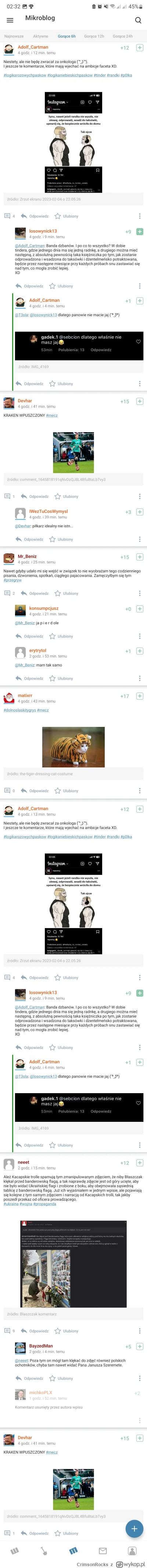 CrimsonRocks - u was też wykop to takie gówno i posty się powtarzają? #wykop20togowno...