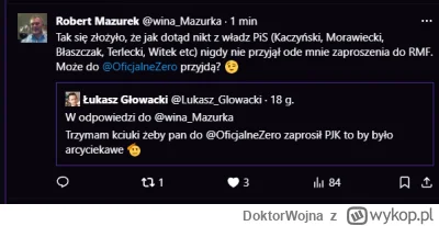 DoktorWojna - #mazurek #kanalsportowy #kanalzero I mit wykopów odnośnie bycia za pise...