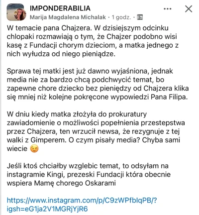 irytujacytyp - >Chajzerowi obiecywali że Natana nie będzie na gali

@Luczekxd: