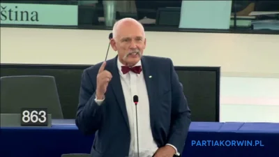 plat1n - Wymowne miny europkratek po przemowie JKM w parlamencie UE, gdzie przypomina...