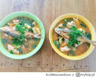 KrolWlosowzNosa - Zupa rybna, smażona sielawa, młode ziemniaki.
Reszta sielawy do zal...