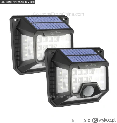 n____S - 2Pcs BW-OLT3 Solar LED Sensor Wall Light [EU]
Cena: $16.99 (dotąd najniższa ...