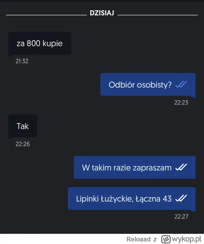 Reloaad - Co mają w głowie osoby które na OLX proponują mniej niż połowę ceny za prze...