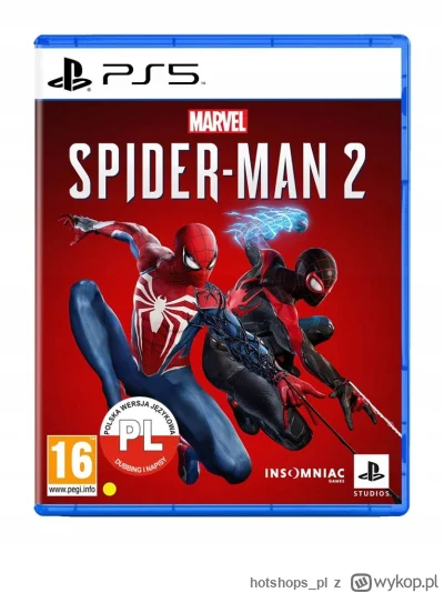 hotshops_pl - MARVEL’S SPIDER-MAN 2 PS5 / GRA NA PŁYCIE / POLSKI DUBBING / PL

https:...