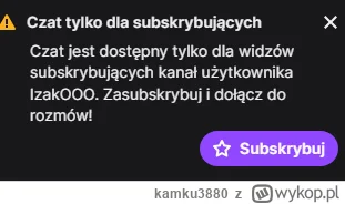 kamku3880 - #famemma Lizak dał chat tylko dla subów XD