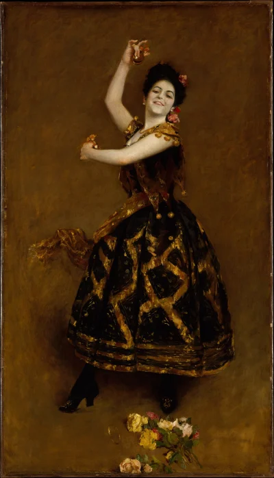 Loskamilos1 - "Carmencita", William Merritt Chase, 1890 rok, obraz przedstawia tancer...